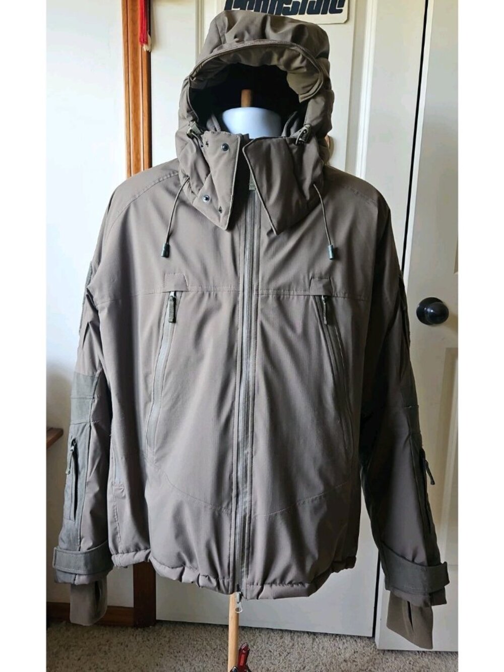UF PRO Delta OL 3.0 2XL Brown Grey Tactical Winter Jacket Insulated Zip Men's XL